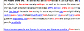 picture of a document with proofreading changes from an editor