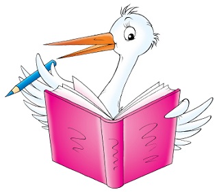 a bird reading a fiction novel